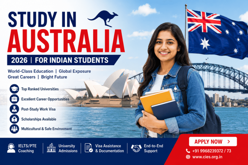 Study in Australia 2026 for Indian Students | Australia Student Visa & Universities – CIES