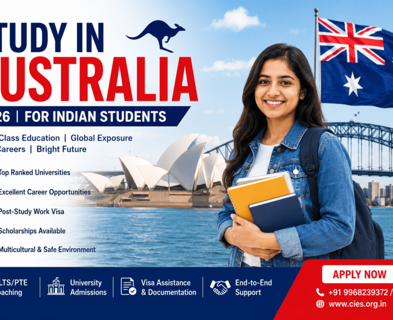 Study in Australia 2026 for Indian Students | Australia Student Visa & Universities – CIES