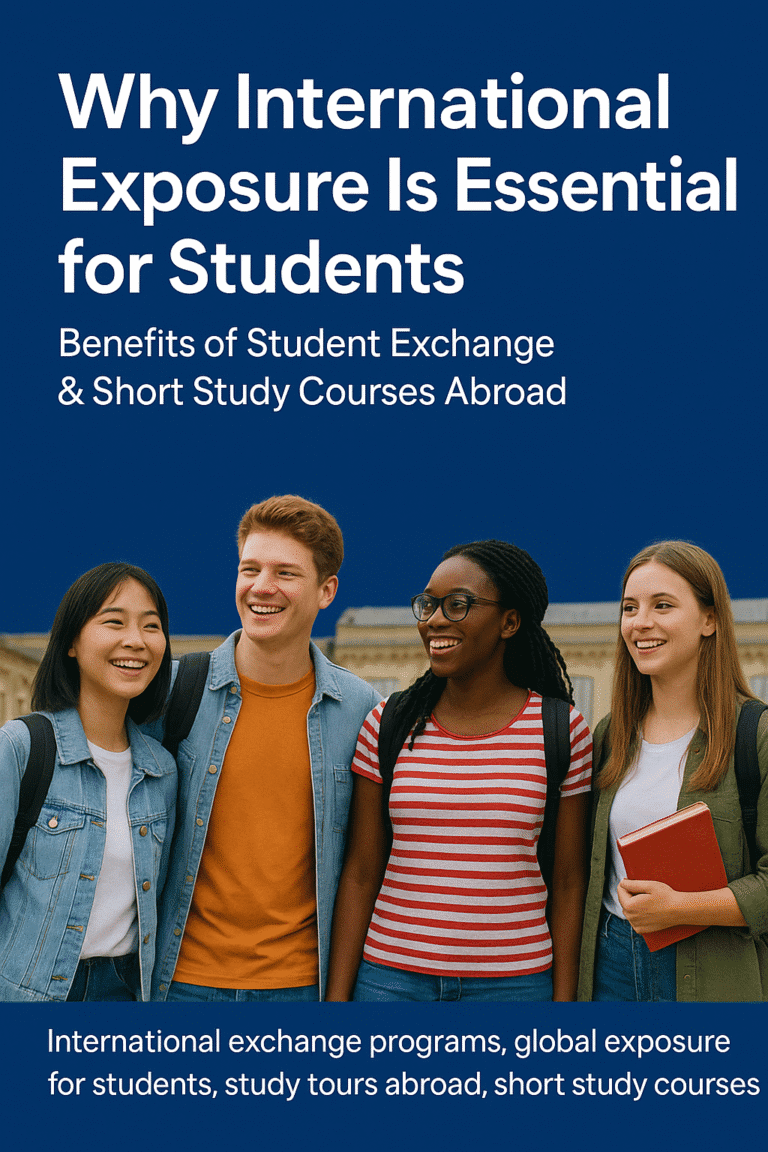 Why International Exposure Is Essential for Students | Benefits of Student Exchange & Short Study Courses Abroad