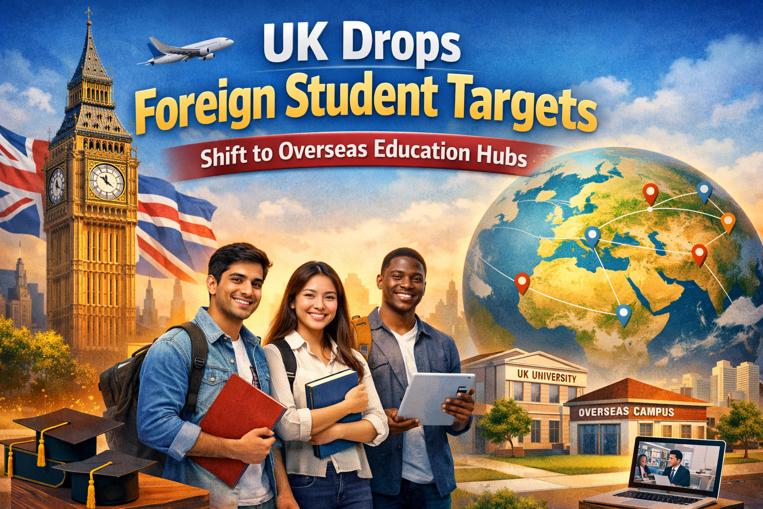 UK government drops foreign student targets and expands overseas education strategy