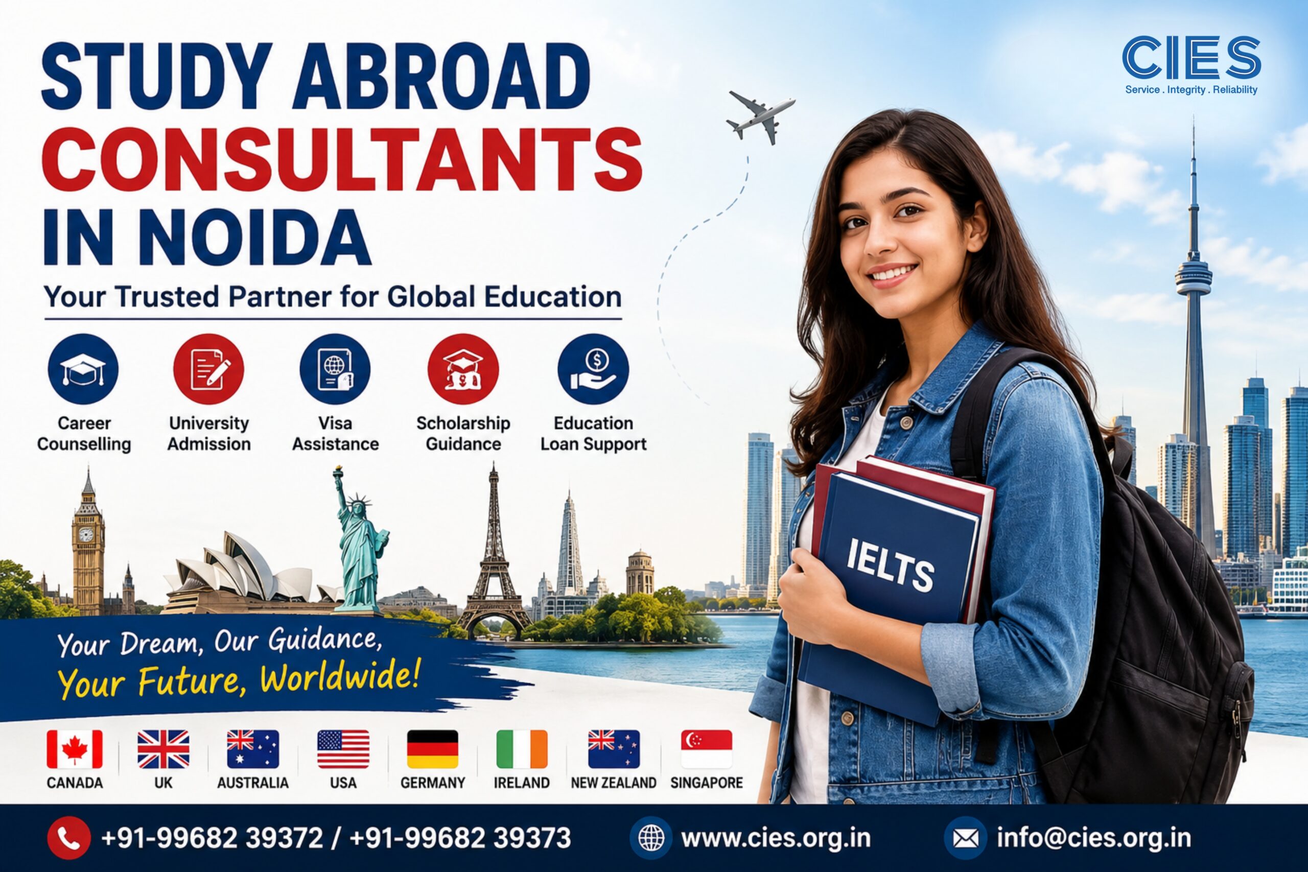 Best Study Abroad Consultants in Noida | CIES Overseas Education