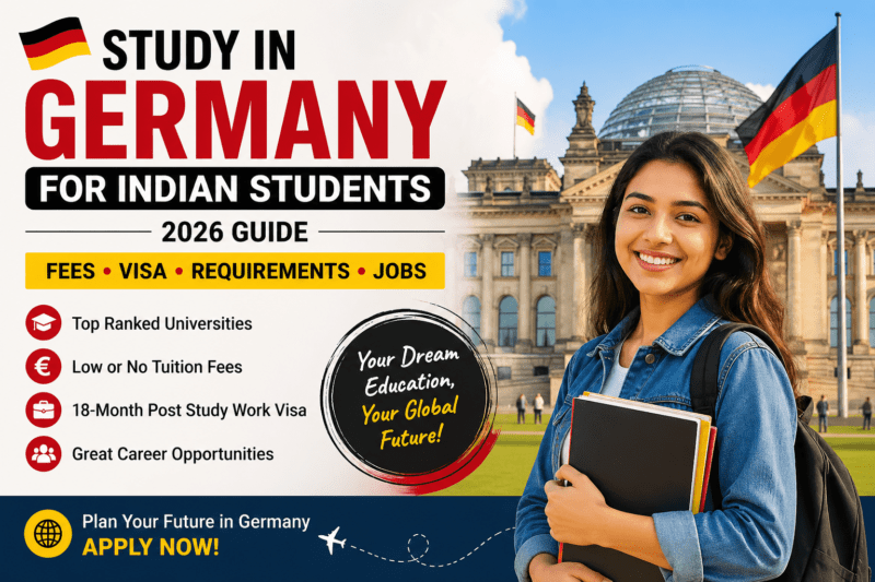 Study in Germany for Indian Students 2026 guide with fees, visa, requirements and job opportunities