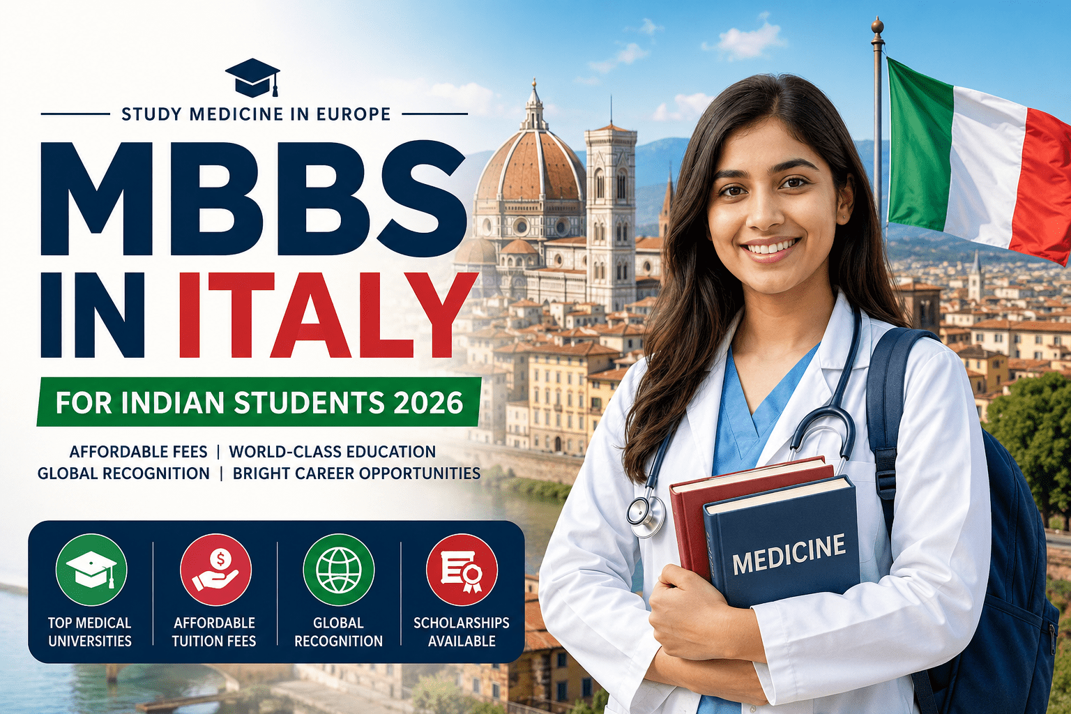 MBBS in Italy for Indian students at top medical universities in 2026
