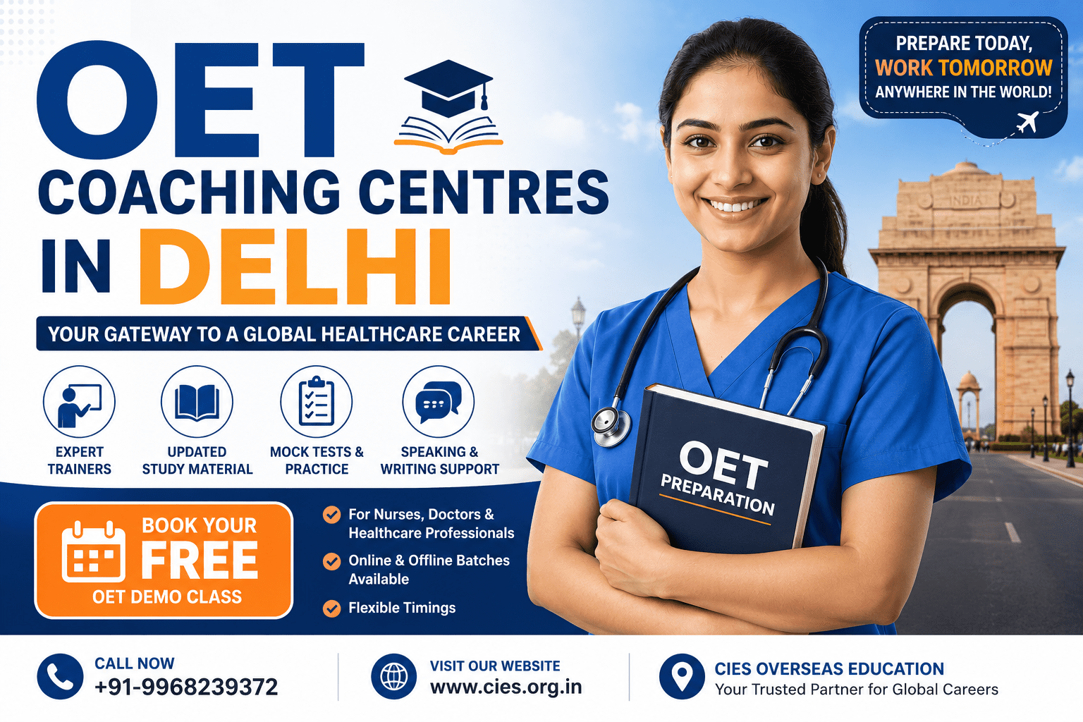 Best OET Coaching Centres in Delhi | OET Preparation Classes for Nurses & Doctors