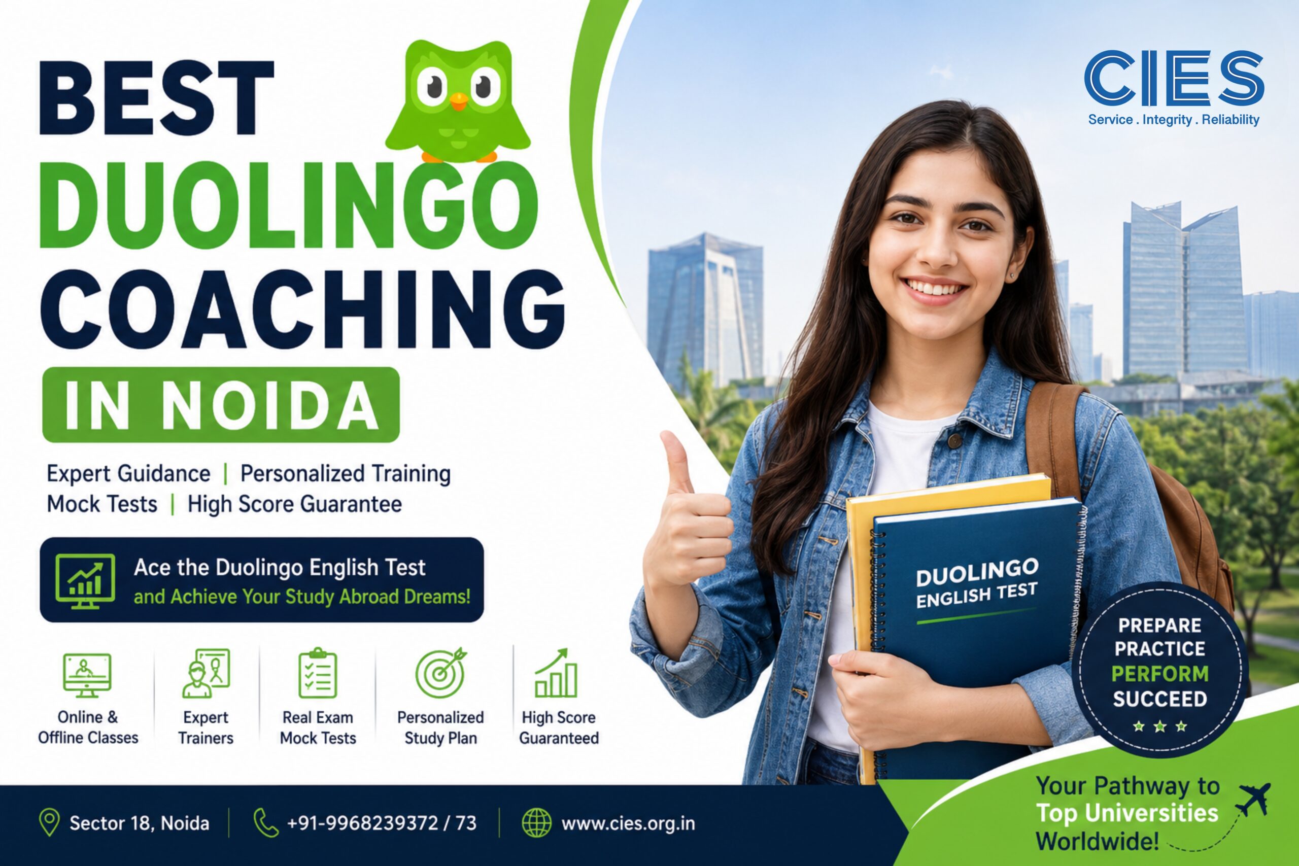 Best Duolingo Coaching in Noida – Expert Duolingo English Test Preparation at CIES