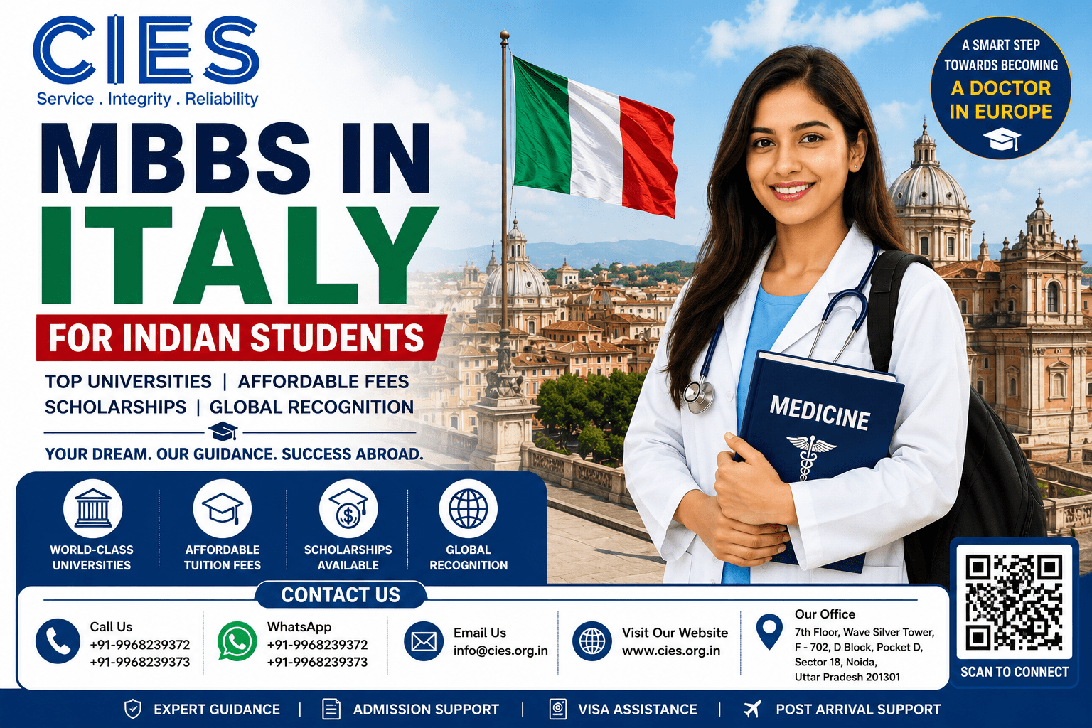 MBBS in Italy for Indian Students 2026: Fees, IMAT, Scholarships & Admission Guide