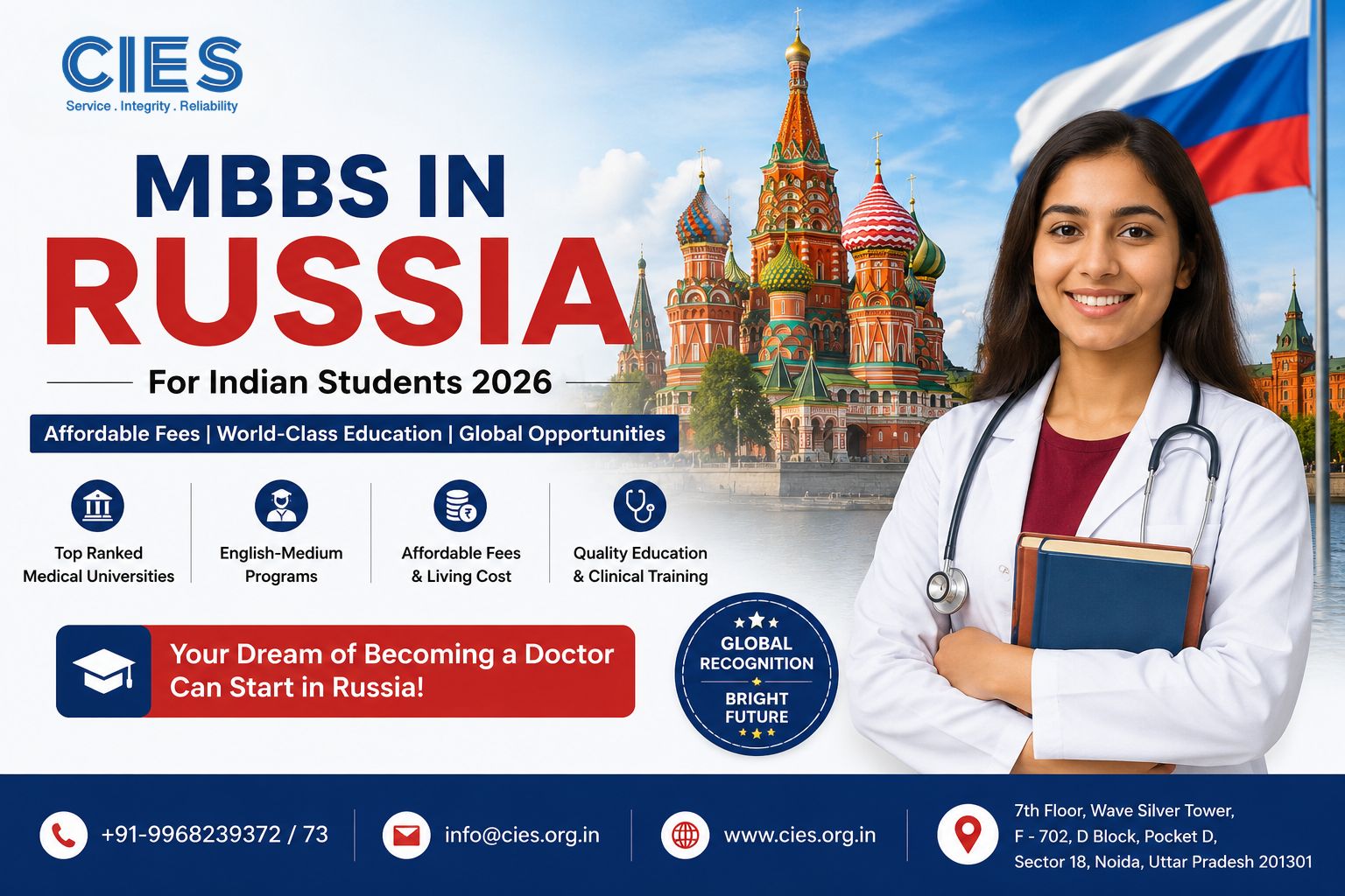 MBBS in Russia for Indian Students 2026 – Affordable Fees, Top Medical Universities and Admission Guidance
