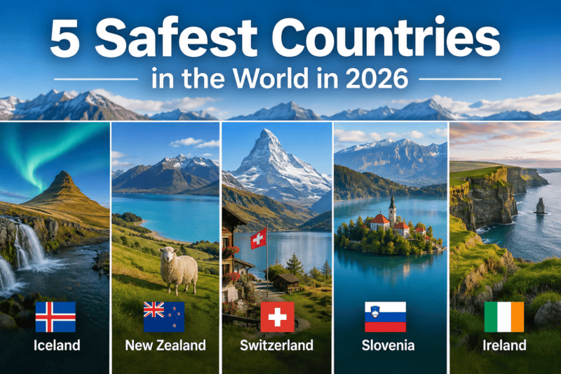 5 Safest Countries in the World in 2026