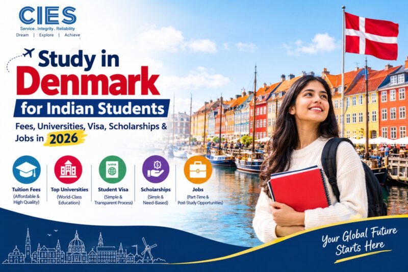 Study in Denmark for Indian Students 2026 – Fees, Universities, IELTS and Visa