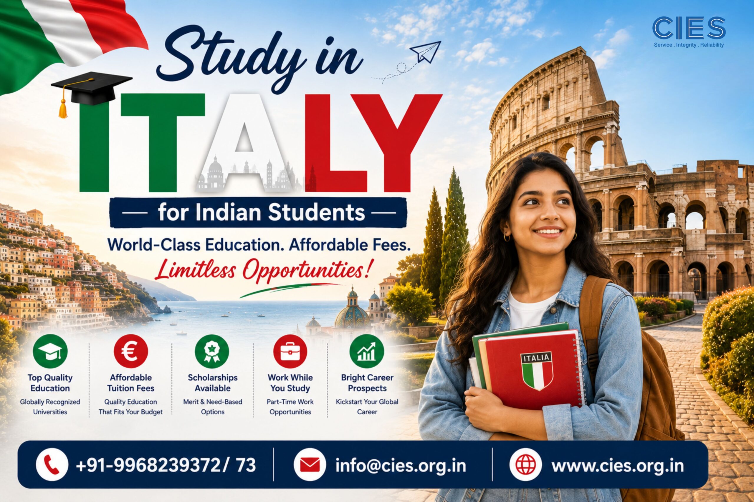 Study in Italy for Indian Students 2026