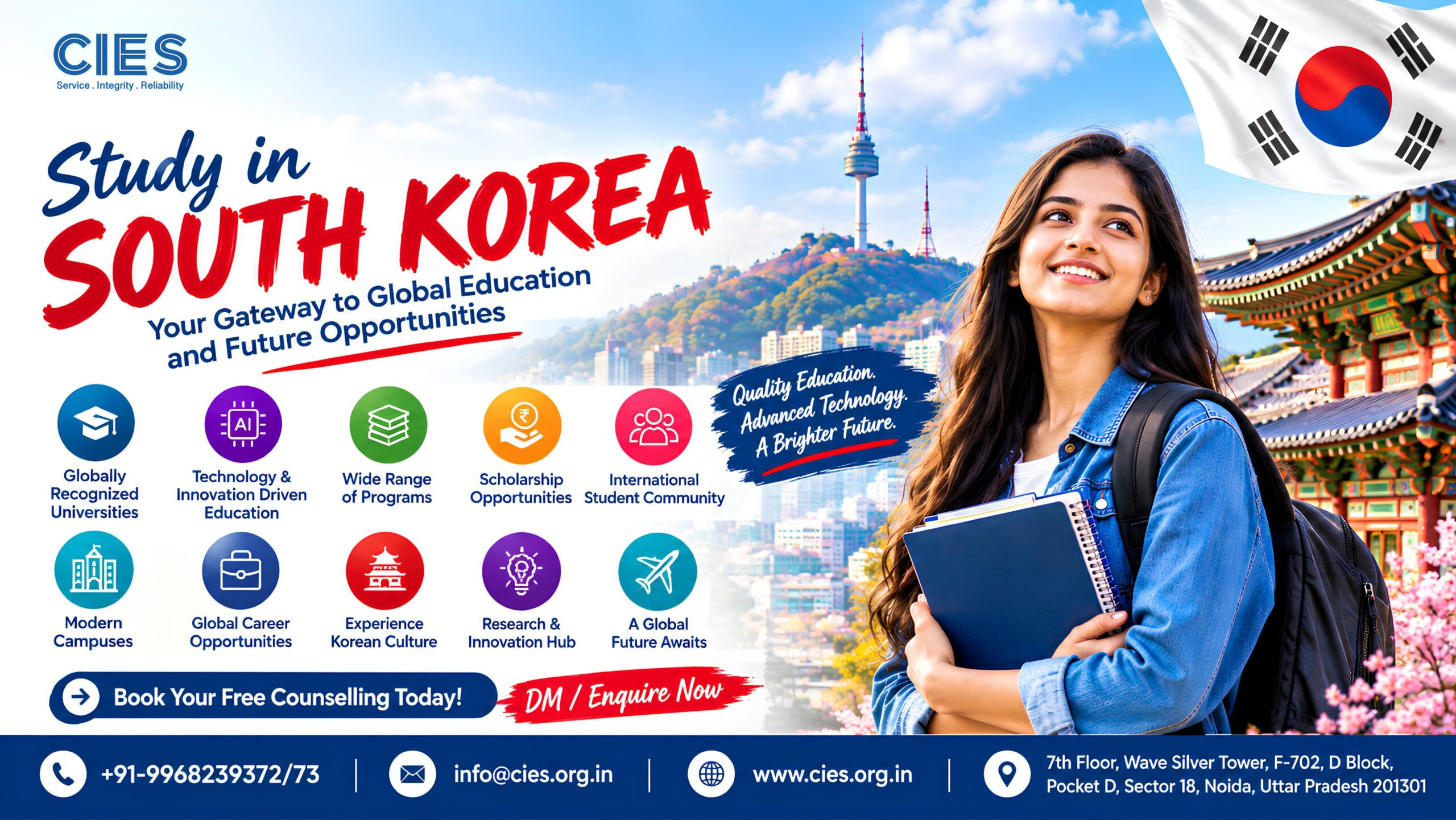 Study in South Korea for Indian Students - Universities and Scholarships