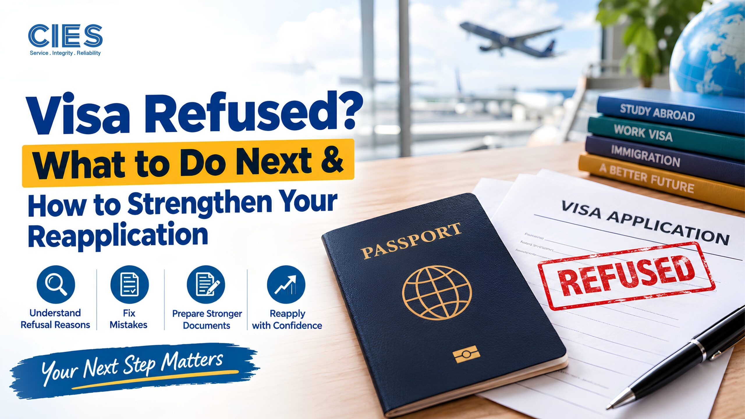 Visa refusal guide – what to do next and how to strengthen your visa reapplication | CIES